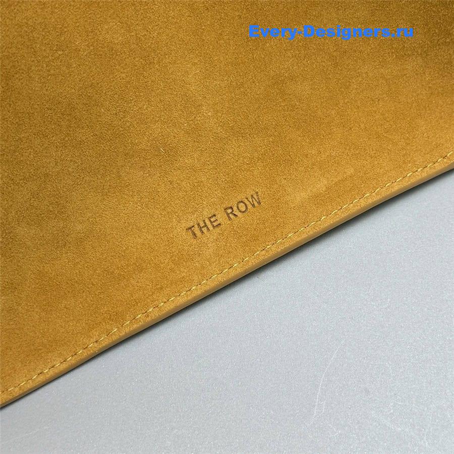 The R0w soft margaux 15 bag in yellow suede