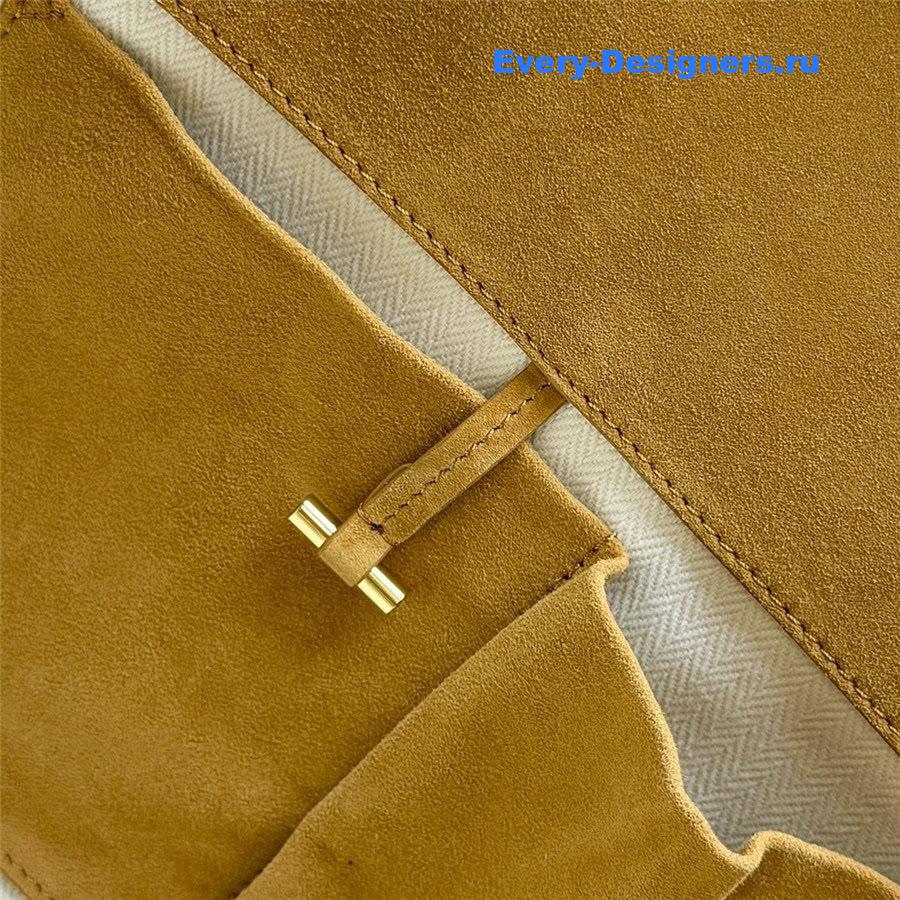 The R0w soft margaux 15 bag in yellow suede