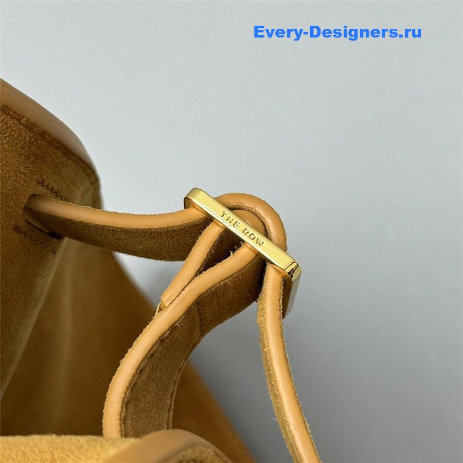 The R0w soft margaux 15 bag in yellow suede