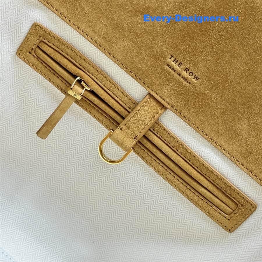 The R0w soft margaux 15 bag in yellow suede