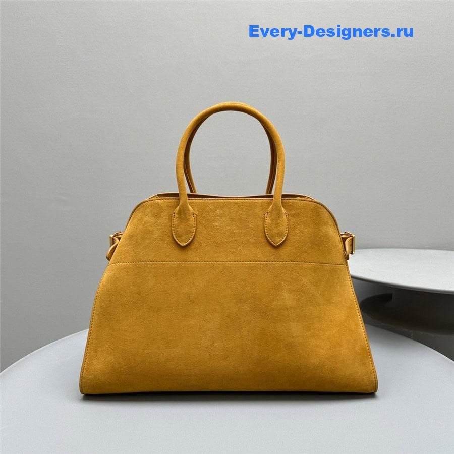 The R0w soft margaux 15 bag in yellow suede