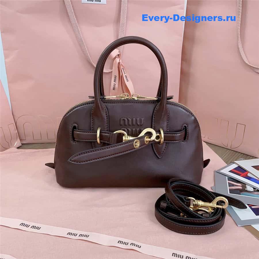 Miu Miu Aventure Nappa Leather Bag