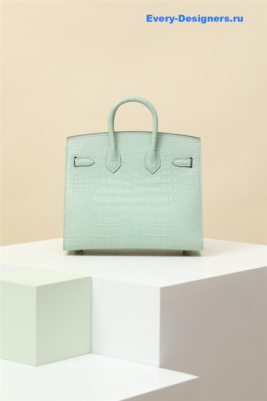 H**me5 birkin kelly 20 alligator bag green