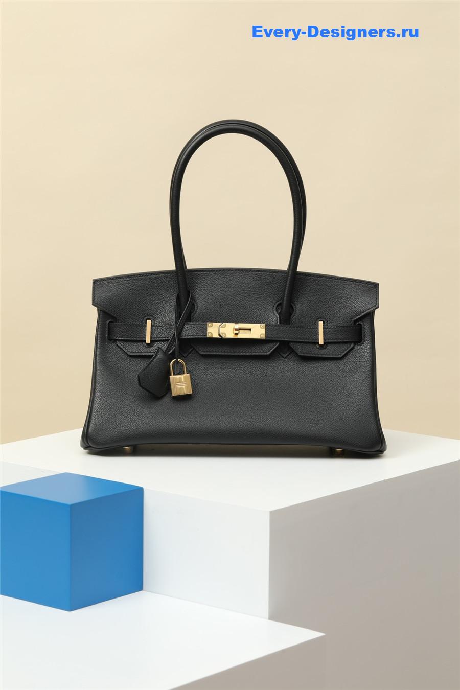 H**me5 shoulder birkin bag black