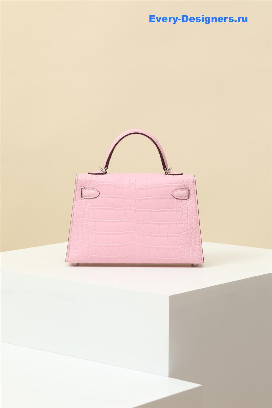 H**me5 alligator mini kelly 19 pink