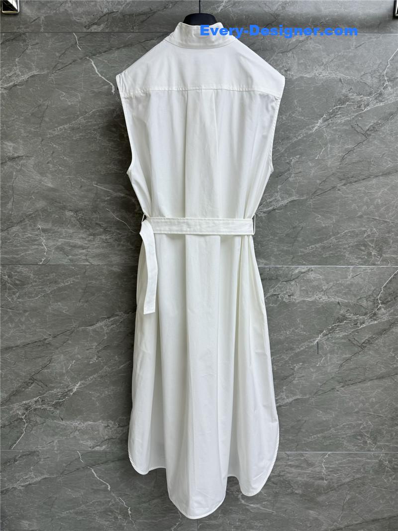 D10r sleeveless shirt dress