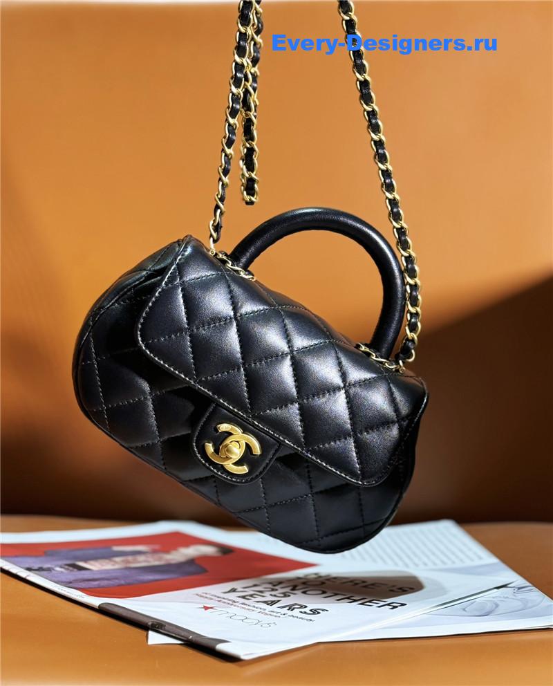 Ch**el coco handle bag small