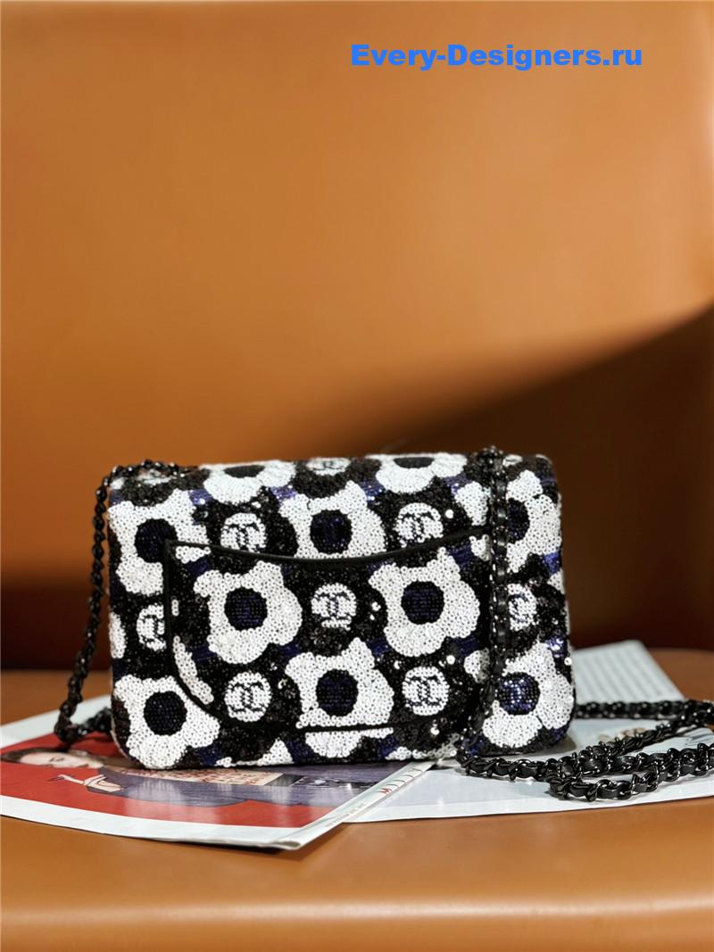 Ch**el camellia cf flap bag