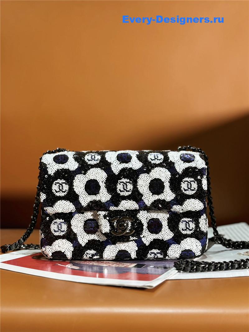 Ch**el camellia cf flap bag