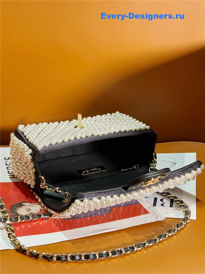 Ch**el pearl cf flap bag