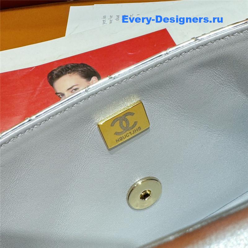 Ch**el patent leather cf star bag