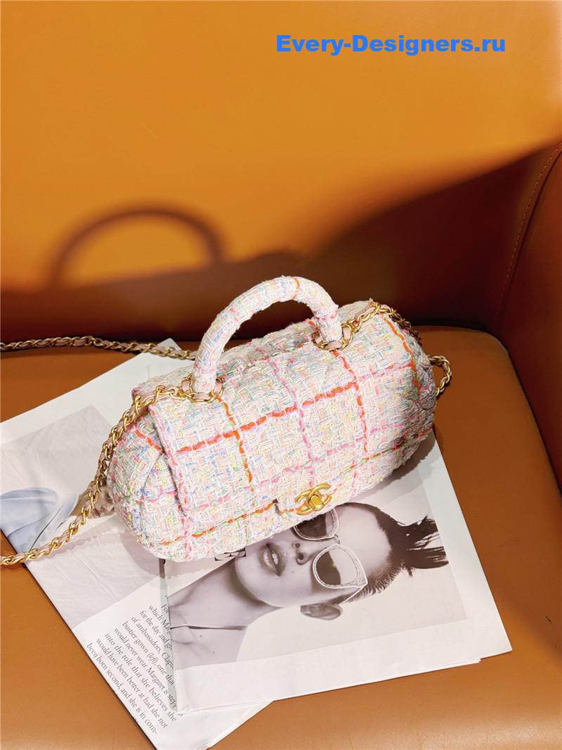 Ch**el coco handle bag small
