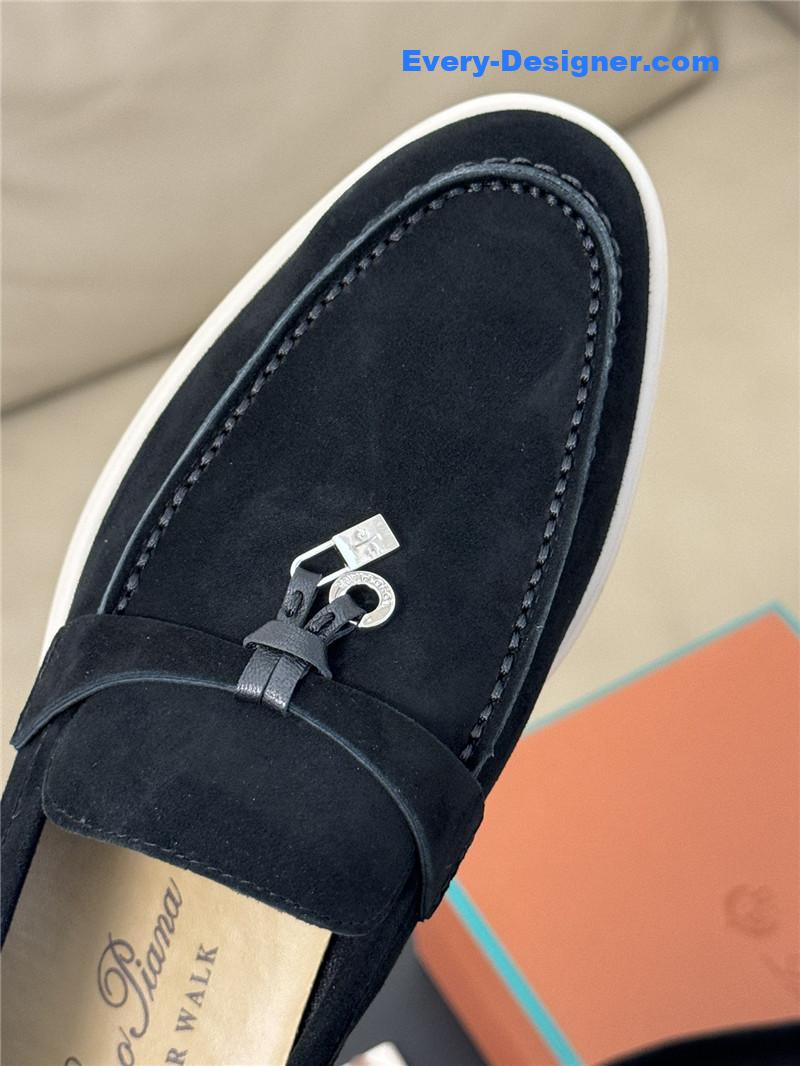L0r0 P1ana walk cashmere loafers