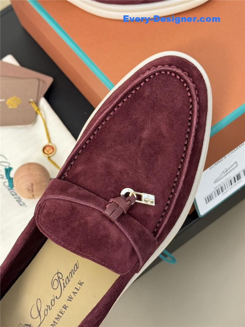 L0r0 P1ana walk cashmere loafers