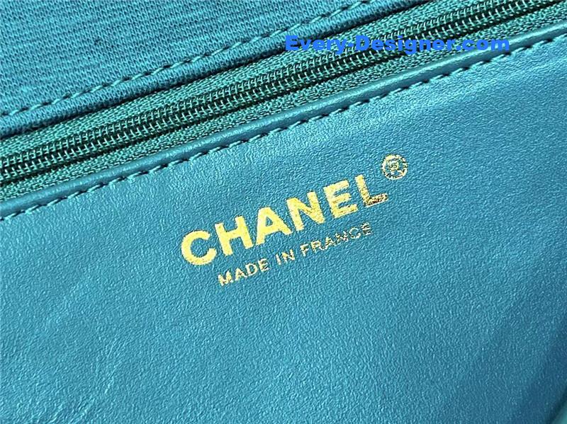 Ch**el green limited edition clutch bag