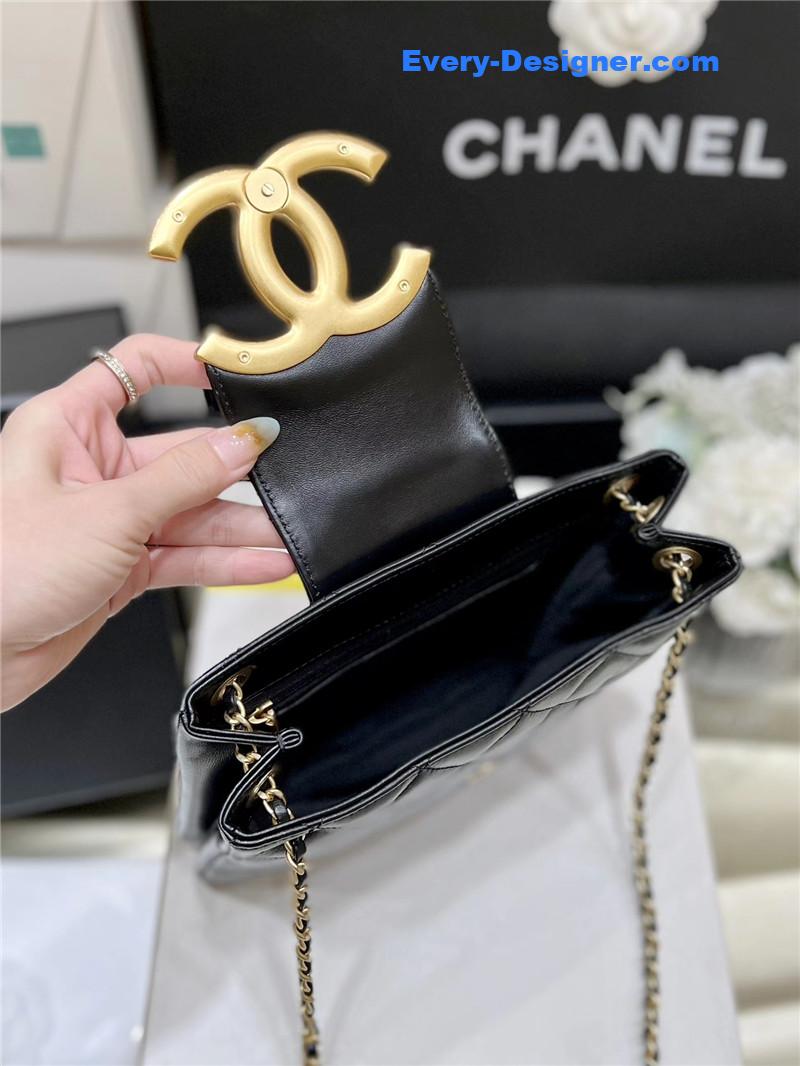 Ch**el logo retro tote bag