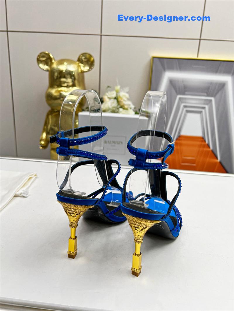 Balmain metal heel sandals