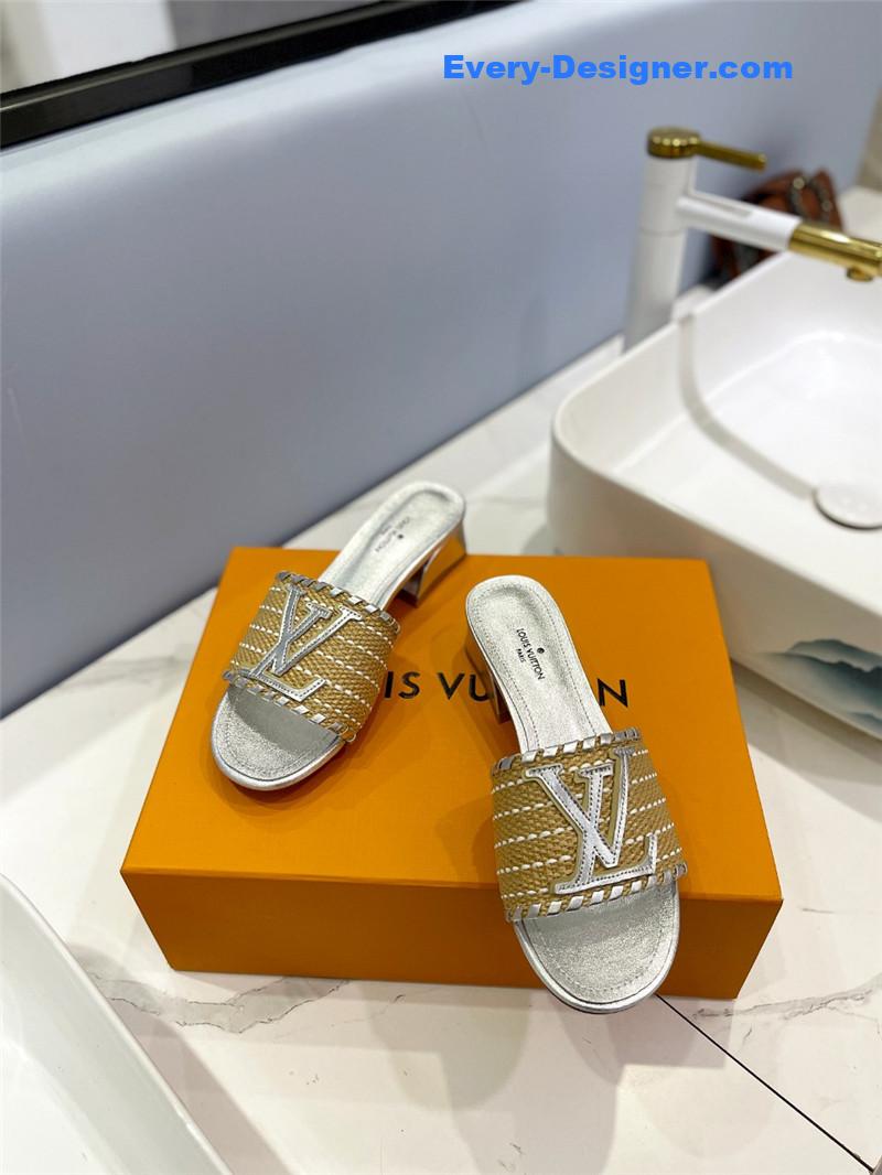 l0vis Vvtt0n lv catwalk style british retro slippers