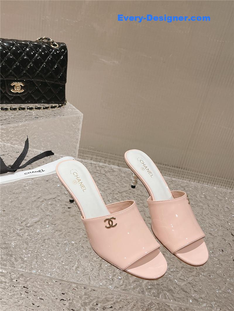 CC hot style shoe upper big logo slippers