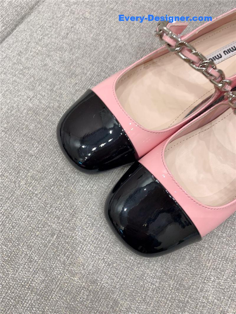 M1um1u new princess girl style mary jane series flat shoes
