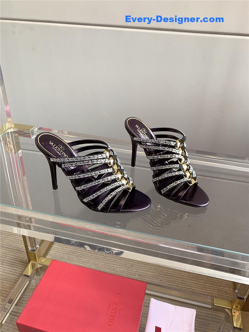 Va1e*ntin0 summer new high heel slippers