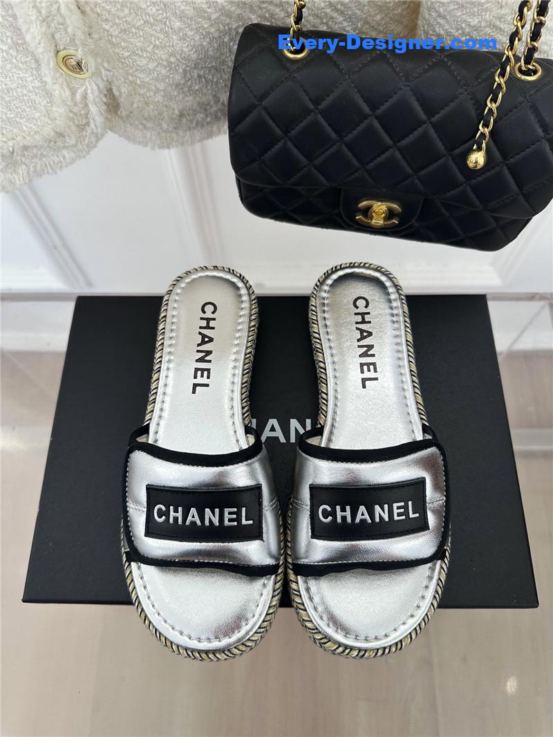 CC velcro lazy slippers