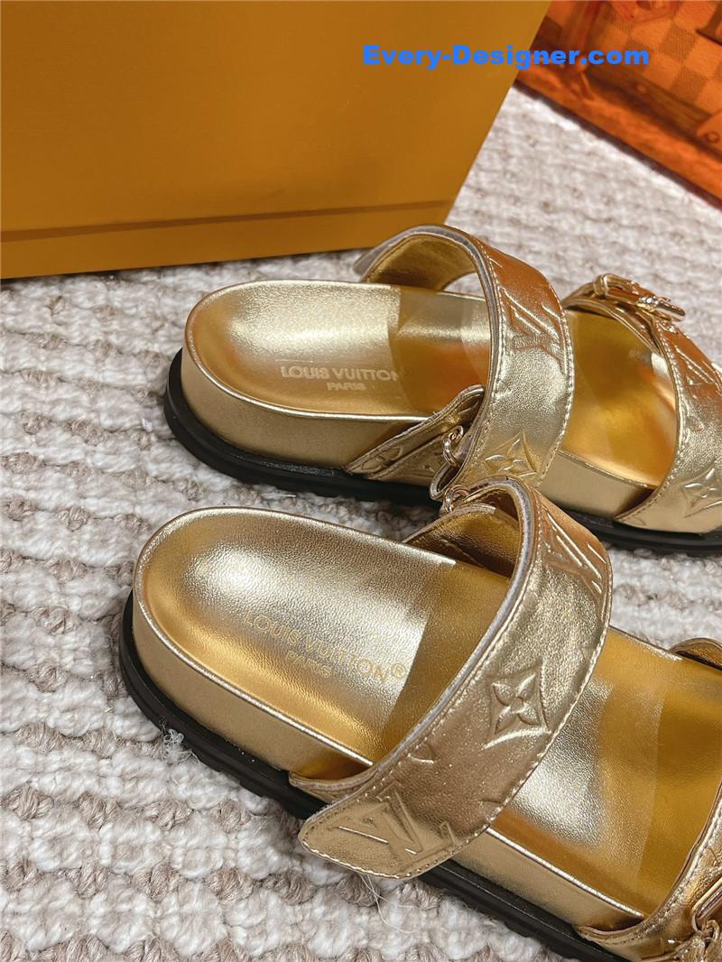l0vis Vvtt0n lv new embossed sandals and slippers
