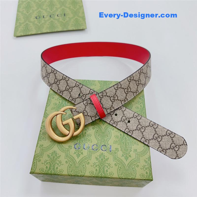 Gvc*1 new double-sided original calfskin belt