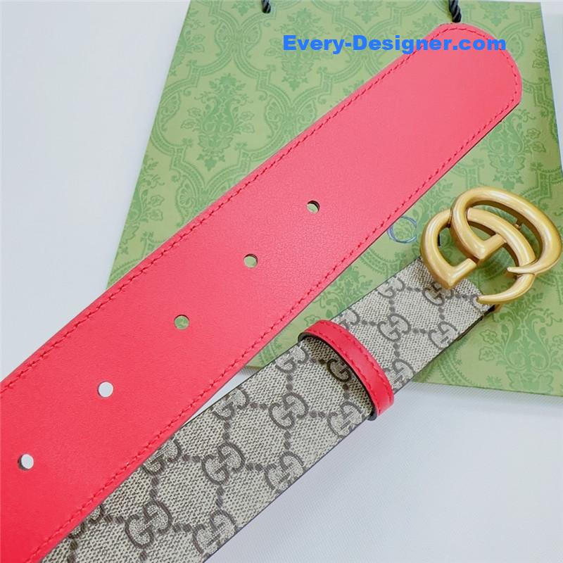 Gvc*1 new double-sided original calfskin belt