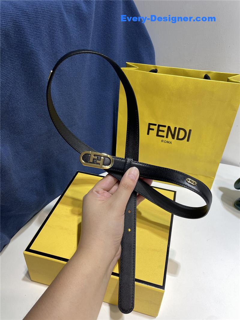 F**di narrow belt with loops