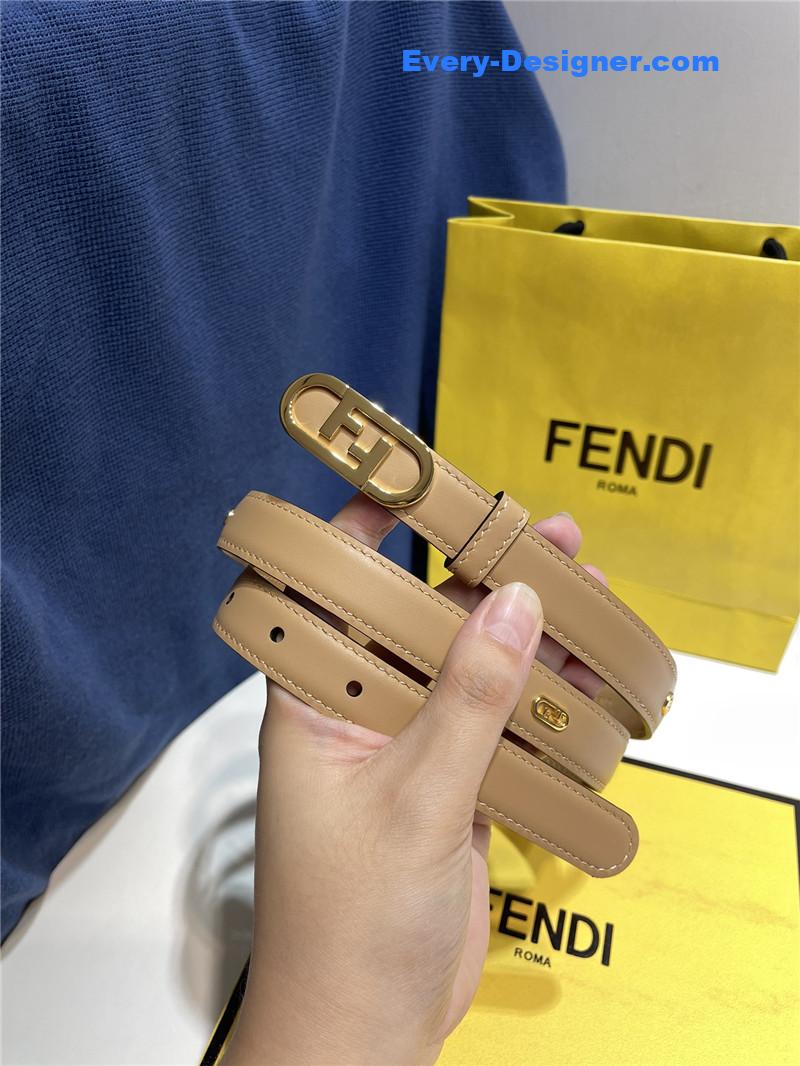 F**di narrow belt with loops