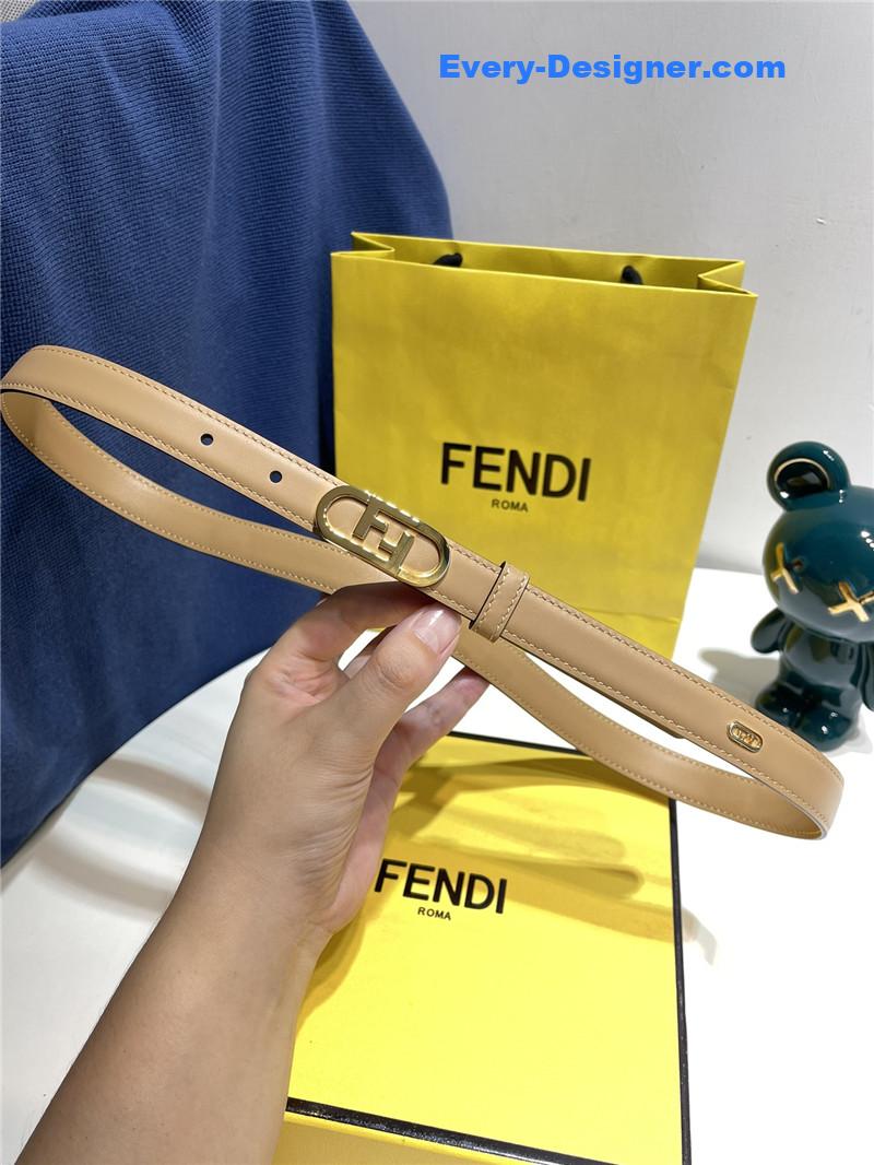 F**di narrow belt with loops