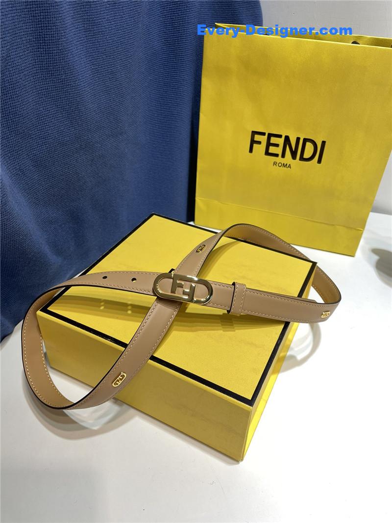 F**di narrow belt with loops