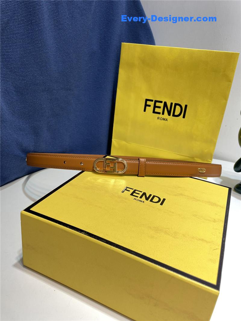 F**di narrow belt with loops