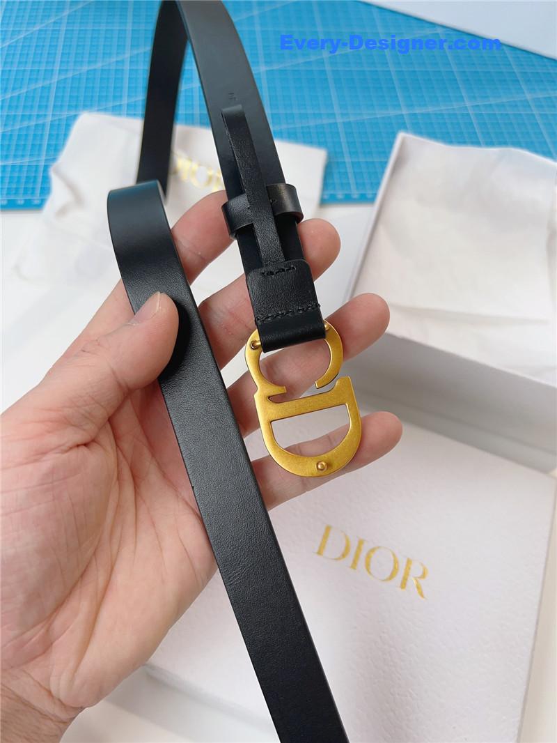D10r black smooth calfskin c’est belt