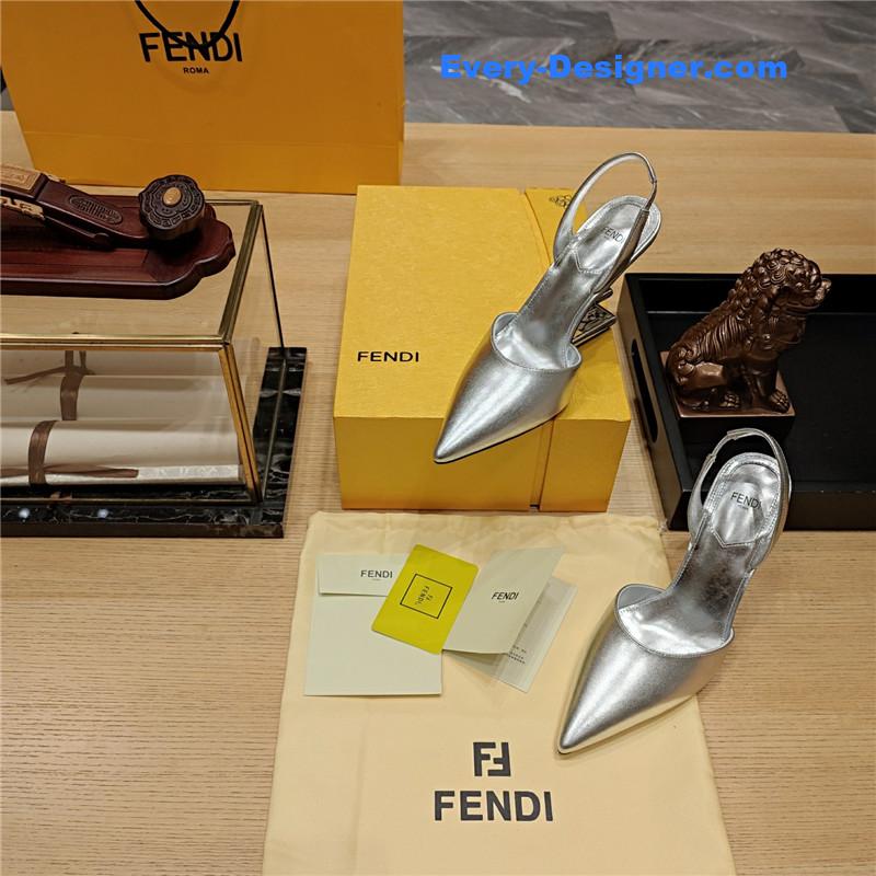 F**di strappy toe high heel sandals