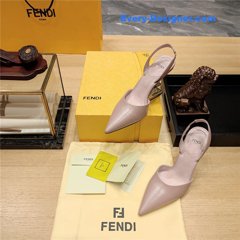F**di strappy toe high heel sandals