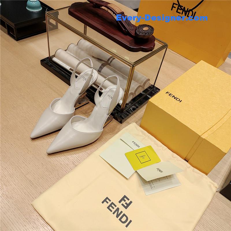F**di strappy toe high heel sandals