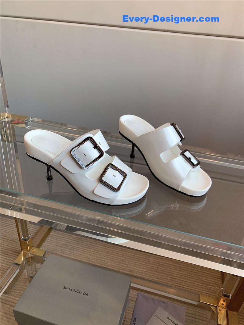 Ba1en*iaga new high-heeled slippers