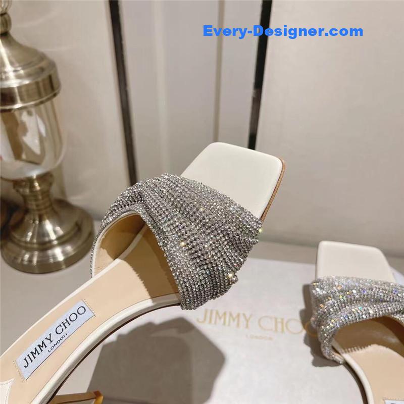 J1m*y Ch00 hand-drilled sandals