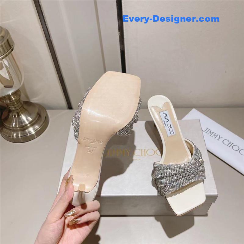 J1m*y Ch00 hand-drilled sandals