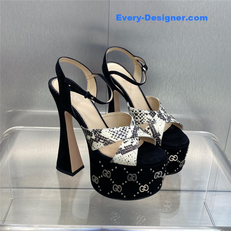 Gvc*1 new high-heeled round toe candy-colored women’s shoes