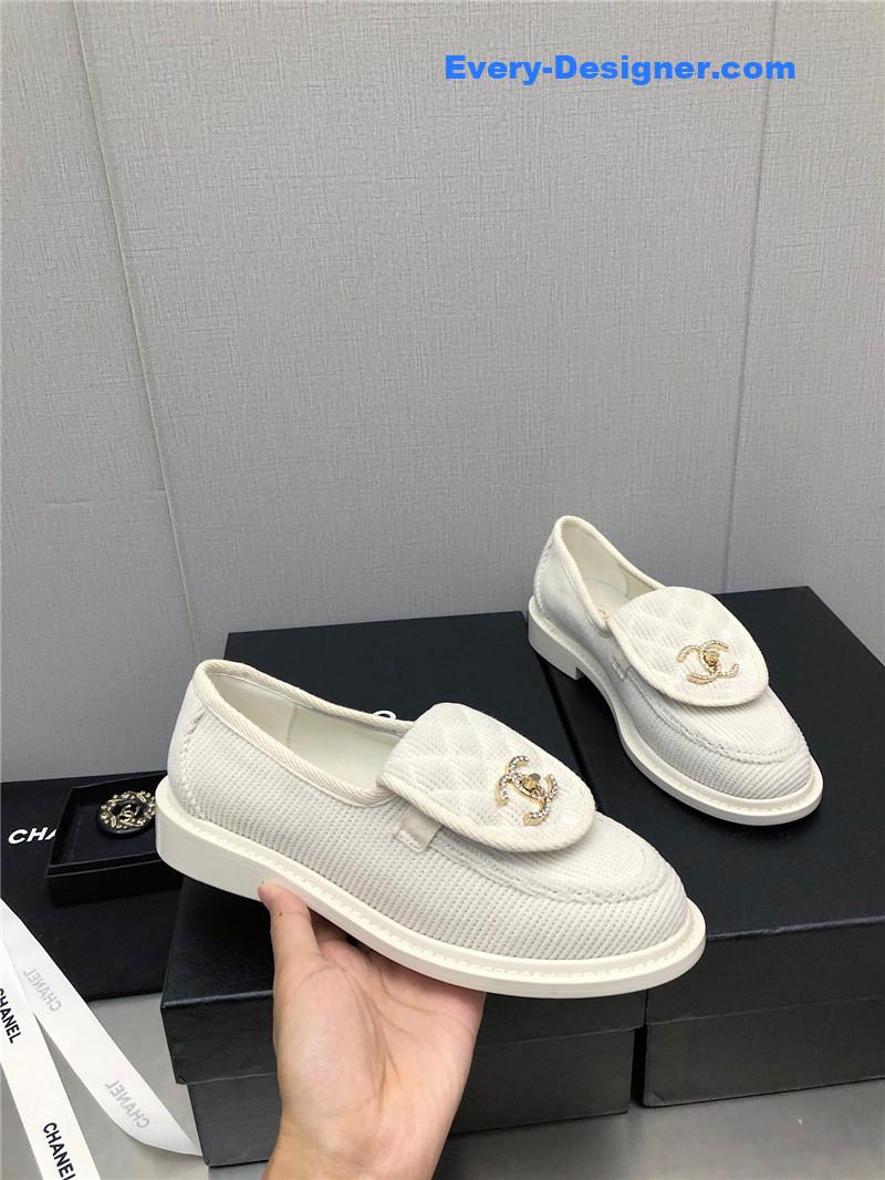 CC ankle Velcro logo color block shoes