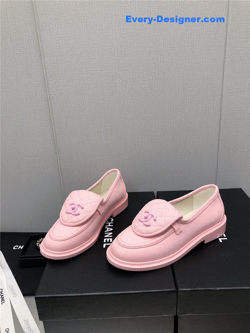 CC ankle Velcro logo color block shoes