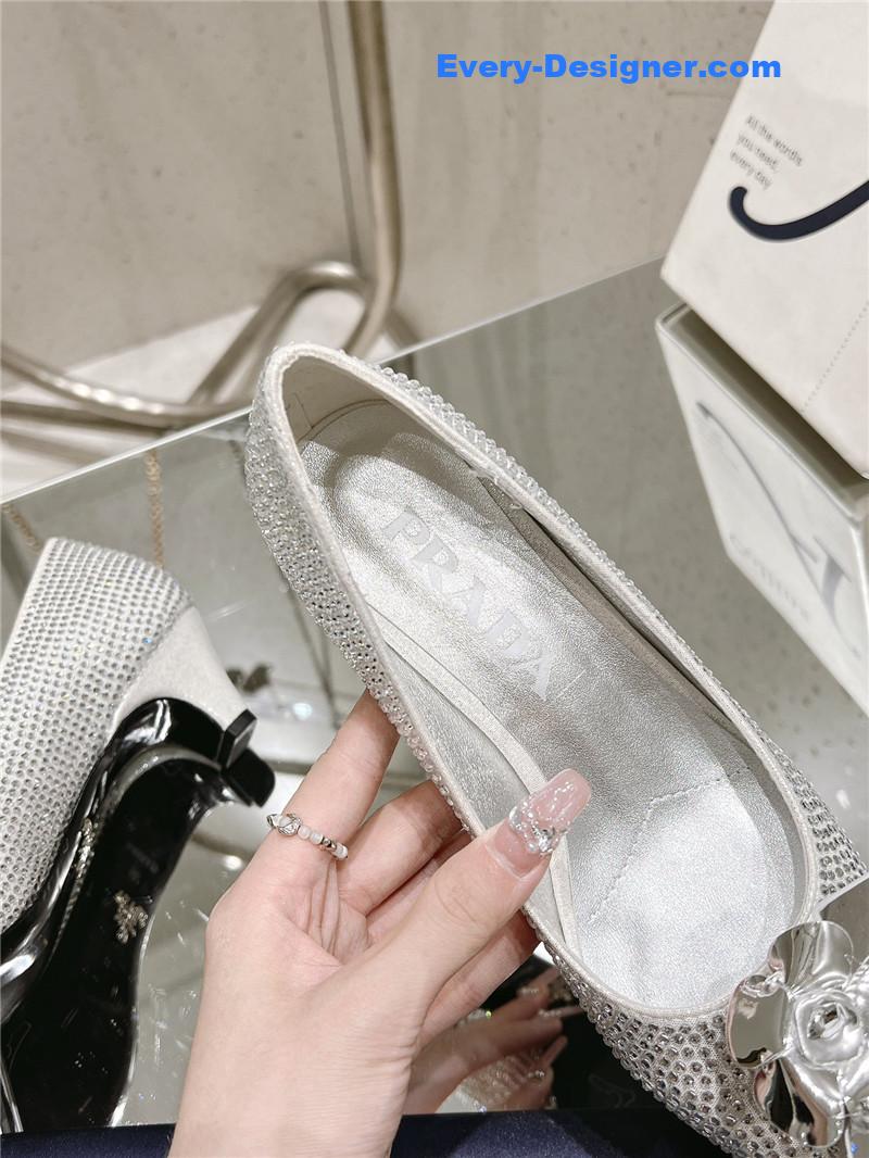 pra*a full D1am0nd shoes