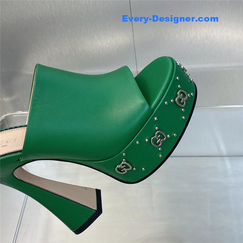 Gvc*1 high heel round toe candy color women’s shoes