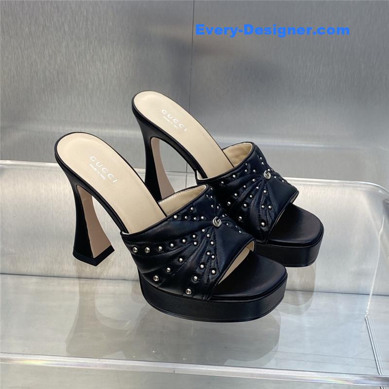 Gvc*1 high heel round toe candy color women’s shoes