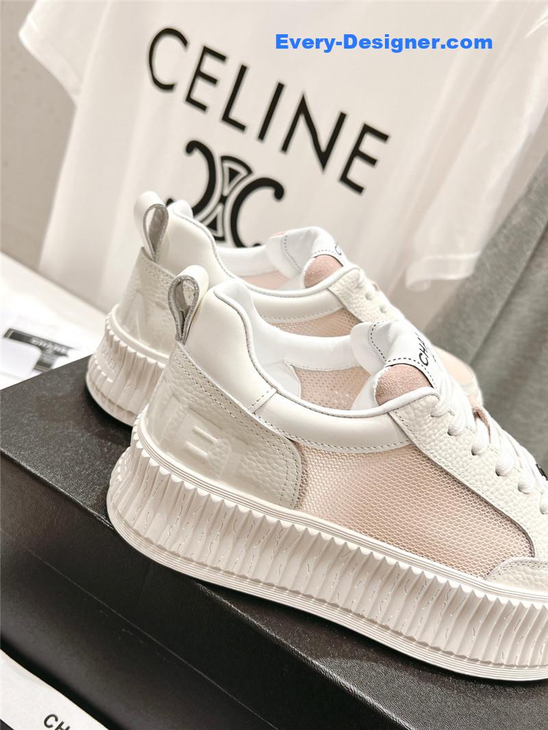 CC new grid fabric casual shoes