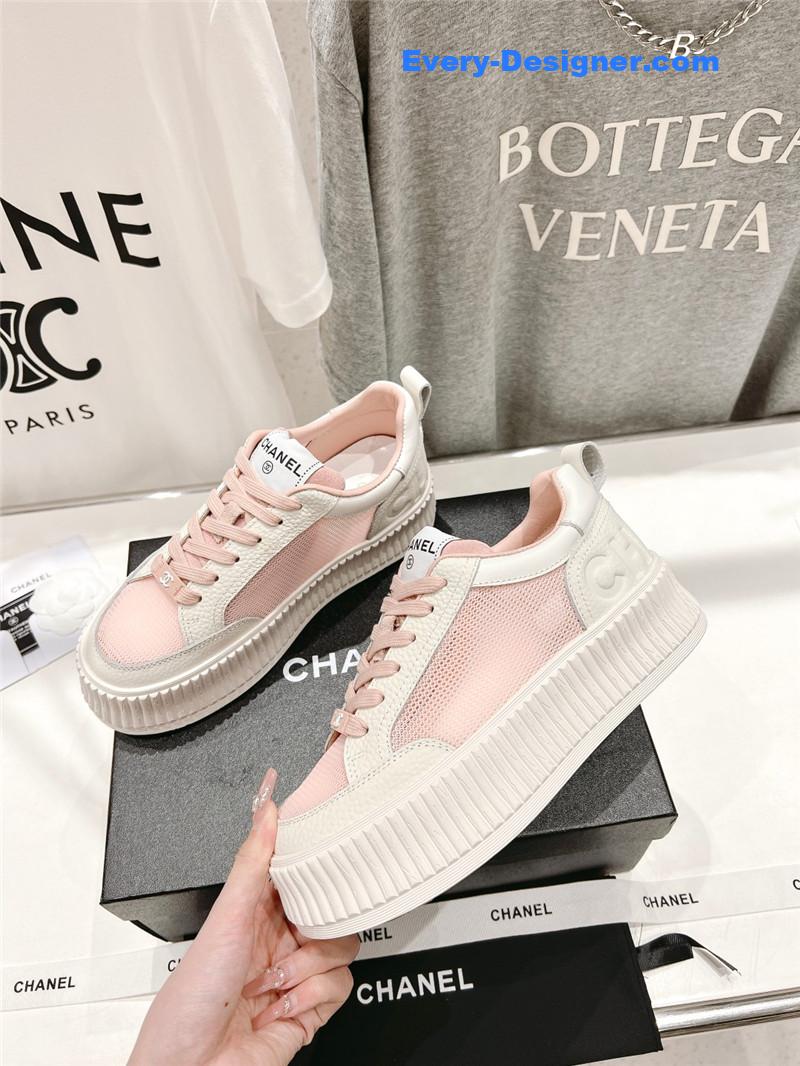 CC new grid fabric casual shoes