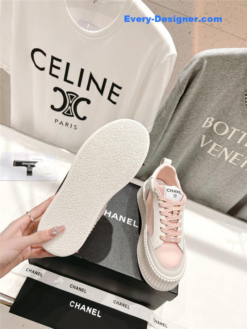CC new grid fabric casual shoes
